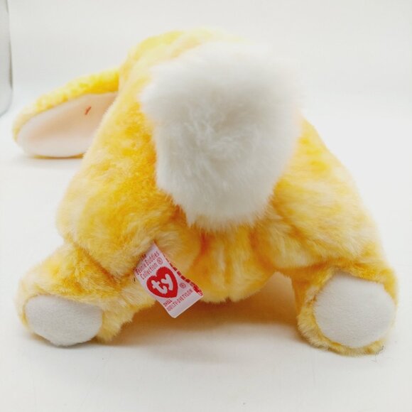 Ty Beanie Buddies Grace Praying Bunny Rabbit 12" Stuffed Animal 2000 Yellow - Picture 6 of 9